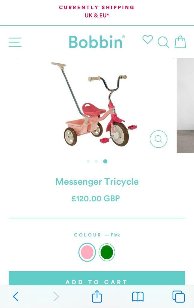 bobbin messenger tricycle
